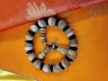 Wooden wrist mala